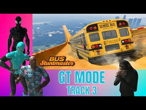 Bus Stunt Simulator 3d Android app game mega ramp crash driver | gtmode track 3