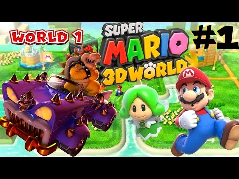 Super Mario 3D World - Part 1: World 1 (100% Walkthrough)