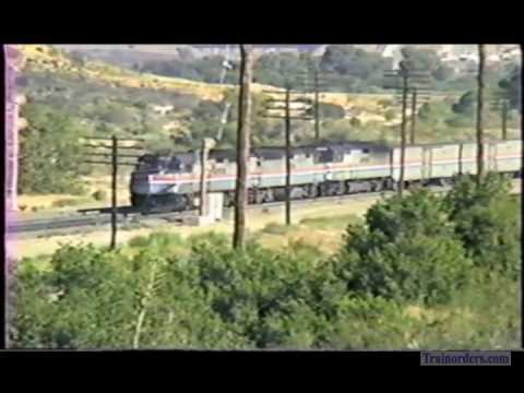 Classic Railroad Series 565 - Amtrak, UP and Santa Fe on Cajon Pass 1988