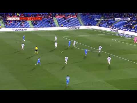 Gol de Getafe Contra el Real Valladolid Angle Rodriguez