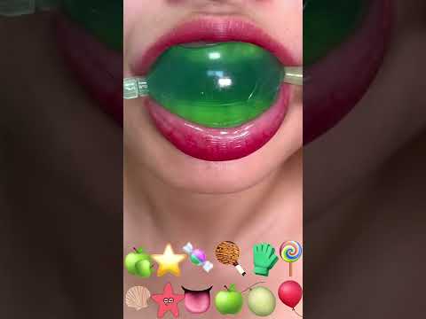 asmr TIKTOK JELLY eating aound #asmr