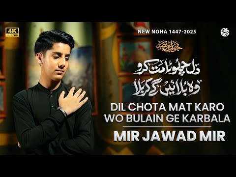 Dil Chota Mat Karo Wo Bulain Ge Karbala | Mir Jawad Mir | Nohay 2025 | Muharram 2025/1447