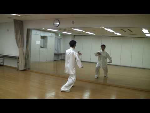 太極拳　４２式太極拳【鏡】（右後）　42 Forms Tai Chi Chuan　竹内太極拳　竹内健二