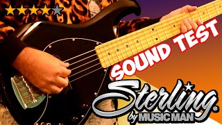 Video thumbnail for Sterling by Music Man StingRay 5 SUB  - sound test of Bass Guitar - no talking 4K 60 fps by Adam Gordon