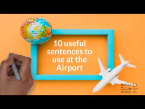 10 useful sentences at the airport!