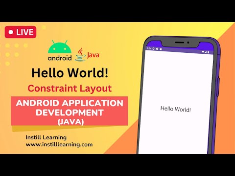 2 Android Tutorial Using Java Hello World With Constraintlayout