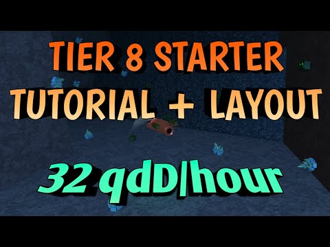 STARTER TIER 8 LAYOUT FACTORY SIMULATOR! - Roblox Factory Simulator