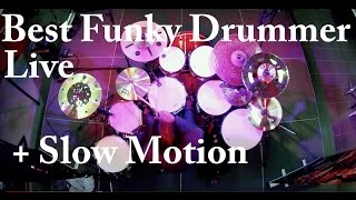Damien Schmitt - Best Funky Drummer LIVE + Slow Motion