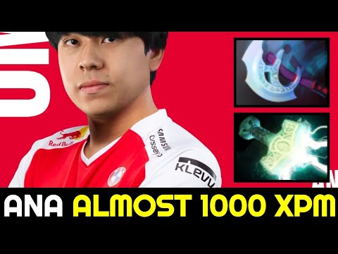 T1.ANA Almost 1000 XPM with Fast Manta Style Build Mirana 7.32c Dota 2