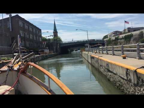 REAL MOUNTIE proceeding from lock 34 to lock 35 ERIE CANAL