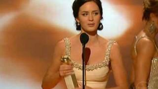 Emily Blunt   2007 Golden Globes Acceptance speech