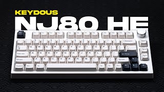 Keydous NJ80-CP HE Wireless RT Gaming Keyboard - Review Teardown & Sound Test
