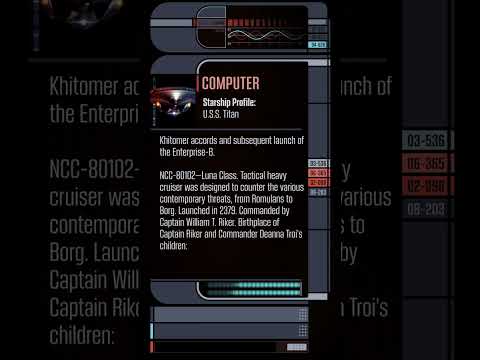 Star Trek: Picard - Starship Record - U.S.S. Titan