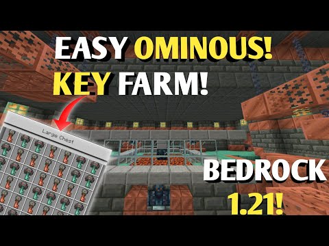 Easy Ominous Trial Key Farm for Minecraft Bedrock 1.21