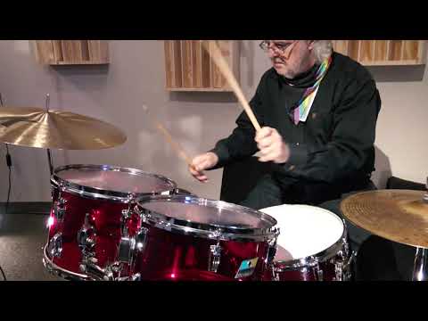 Steve Maxwell Vintage Drums - Ludwig 22/12/13/16/5x14" Drum Set - 1970's Red Vistalite One Owner!