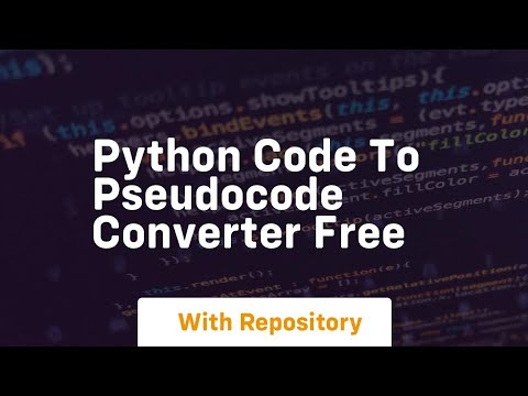 Python Code To Pseudocode Converter Free