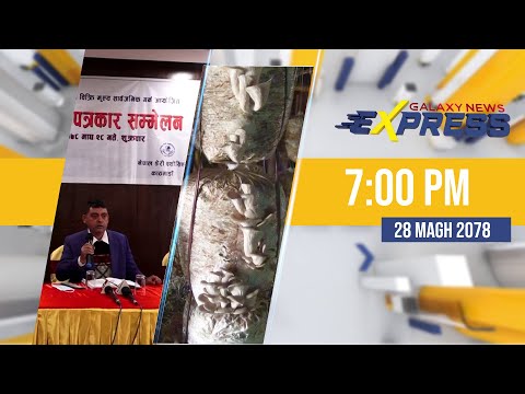 Galaxy News Express | 7 PM | 28 Magh, 2078