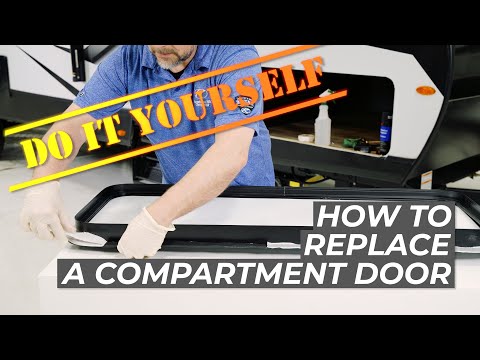 How to replace your RV Compartment Door - Do it Yourself!