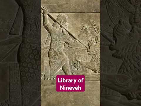 Ashurbanipal's Library in Nineveh #history #ancient #Assyria #Ashurbanipal #Nineveh
