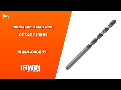 Broca Multi Material 8.00 x 200mm  - Video