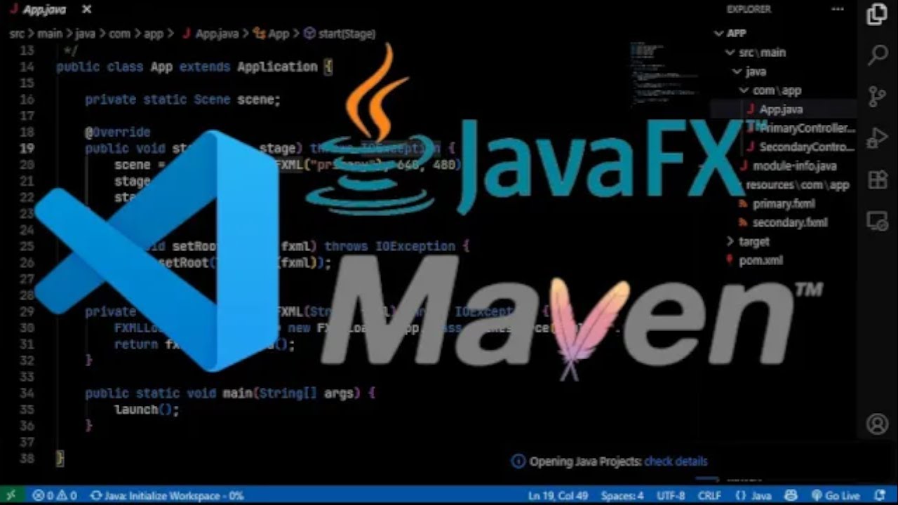 How to Setup JavaFX in VS Code FAST With Maven 2025