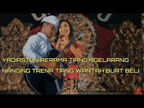 Karaoke lirik Sebet yen tuturang - INDRAprasatria feat PUTRIani