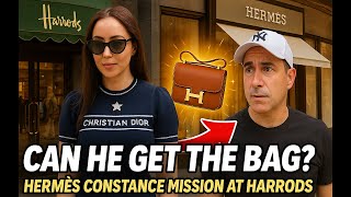 Vlog: I Sent My Husband Into Hermes For A Bag (As A Joke).... / Harrods Shopping Trip & Haul