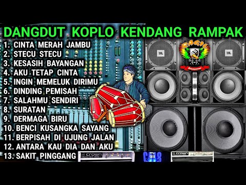 DANGDUT KOPLO KENDANG RAMPAK - BASS  NYA ENAK BANGET - CINTA MERAH JAMBU - @RagilPongdut