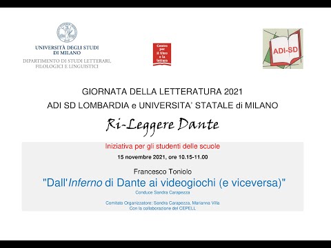 Dall'Inferno di Dante ai videogiochi (e  viceversa)