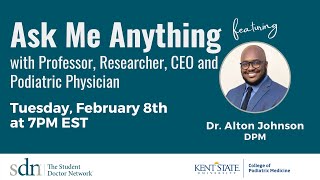 Ask Me Anything - Professor, Researcher, CEO, and Podiatric Physician! #podiatry #podiatrist
