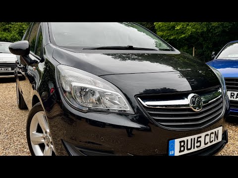 2015 Vauxhall Meriva 1.4 Exclusive | Euro 6 MPV | Walkaround in Black