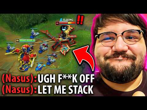 I LOVE BULLYING NASUS PLAYERS WITH AP SHACO TOP! (THE PINK WARD WAY)