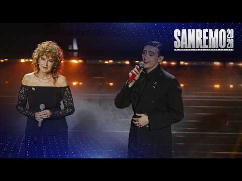 Sanremo 2026 - Michele Bravi e Fiorella Mannoia cantano Domani è un altro giorno
