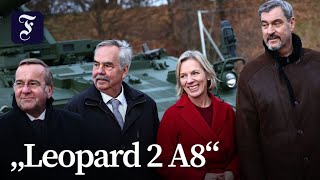 Verteidigungsminister Pistorius präsentiert neuen Kampfpanzer