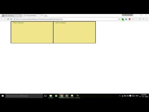 Bootstrap Tutorial part 9 | Bootstrap Nesting Columns