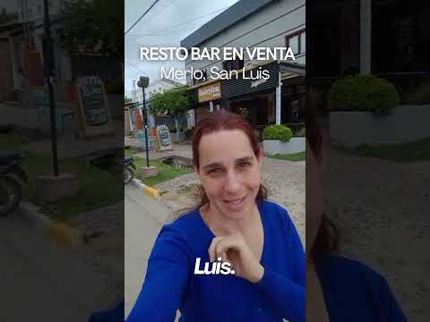 RESTO BAR EN VENTA FONDO DE COMERCIO - MERLO SAN LUIS - SOBRE AVENIDA DEL SOL  #merlosanluis
