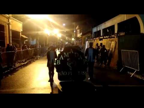 Banda marcial  bamadap  tocando   no  confabani  2016