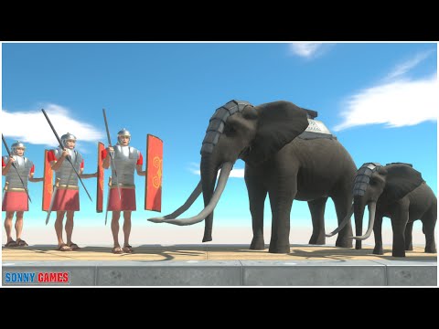 Animal Revolt Battle Simulator - Romarus vs Rocket Ellie