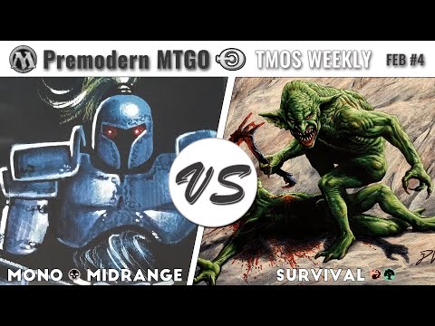 TMOS Weekly Feb #4 - Round 2 - Mono Black Midrange vs Survival RG