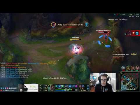 Bjergsen-How to play Karma and solo killing Taliyah