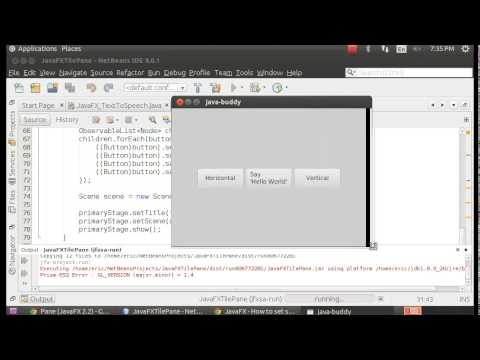 JavaFX TilePane example