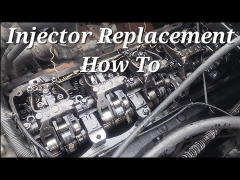 Detroit 60 Injector Replacement How to Easy Freightliner Century Columbia 12.7 14 liter DIY