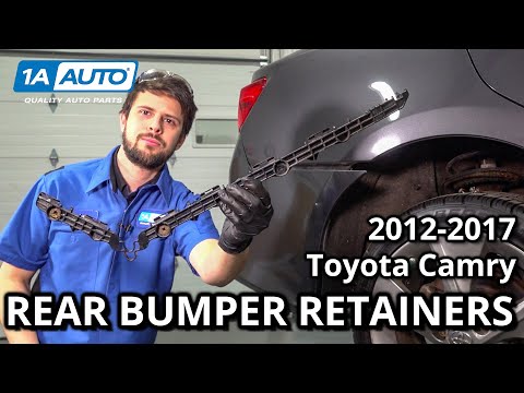 How to Replace Rear Bumper Cover Retainers 2012-2017 Toyota Camry