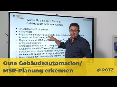 Woran Sie eine gute Gebäudeautomation/MSR-Planung erkennen