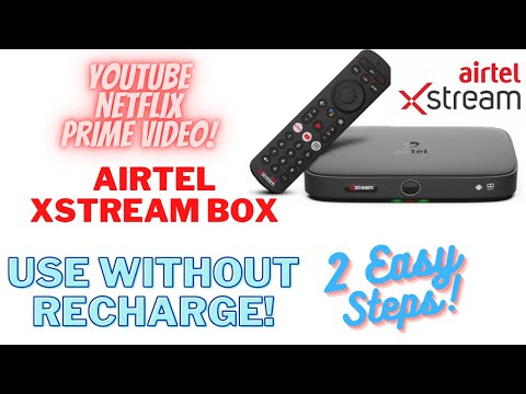 How To Use Airtel Xstream Smart Box Without Recharge | VOD Apps with Zero Balance