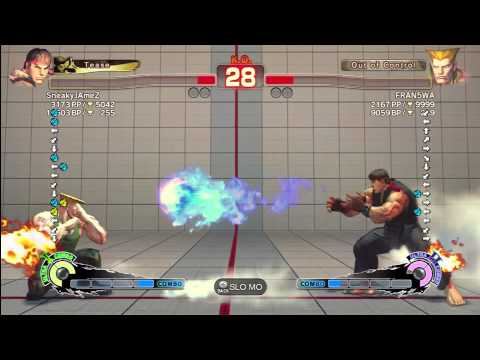 sneakyJAMEZ (Ryu) vs FRAN5WA (Guile)