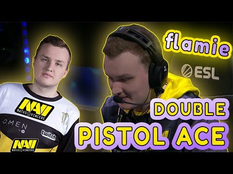 FLAMIE PoV DOUBLE PISTOL ACE NAVI VS FAZE ON INFERNO | KATOWICE 2019 CSGO MAJOR QUARTER FINAL