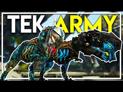MAX LEVEL TEK REX TAME & TRIPLETS?!?!?! (Ark Extinction DLC Gameplay Ep 20)