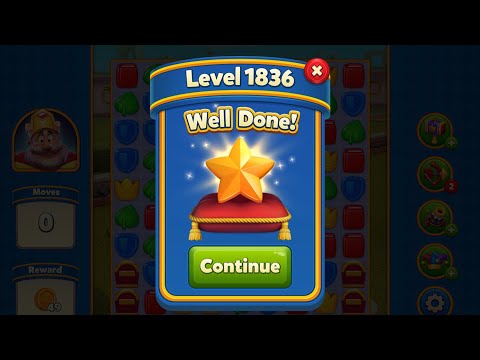 Royal Match - King Robert - Level 1836