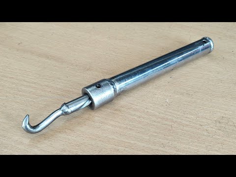 the discovery of a homemade iron bending tool that is rarely known by welders